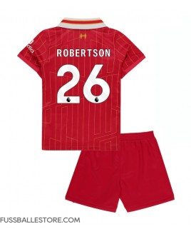 Günstige Liverpool Andrew Robertson #26 Heimtrikotsatz Kinder 2024-25 Kurzarm (+ Kurze Hosen)
